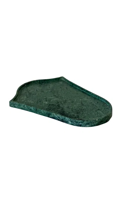 Anastasio Home Umbria Stone Tray In Green