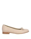 Anastasio Woman Ballet Flats Blush Size 8 Leather In Pink