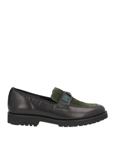 Anastasio Woman Loafers Black Size 6.5 Leather