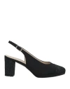 Anastasio Woman Pumps Black Size 7 Textile Fibers In Black
