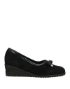 Anastasio Woman Pumps Black Size 8 Leather In Black