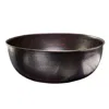Anatoliacraft Black Hand-hammered Dark Copper Pedicure Bowl In Black