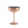 Anatoliacraft Brown Handcrafted Copper Cocktail Goblet & Ethnic Patterns,  Copper Glasses Collection