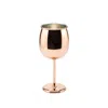 Anatoliacraft Brown Handcrafted Copper Valentines Wine Goblet,  Copper Glasses Collection