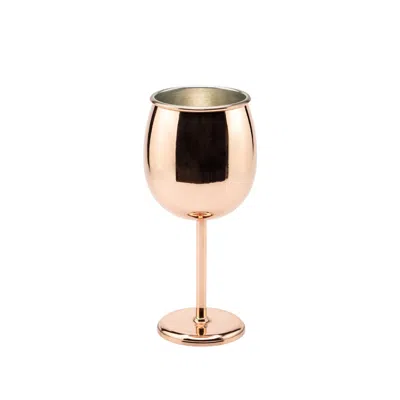 Anatoliacraft Brown Handcrafted Copper Valentines Wine Goblet,  Copper Glasses Collection