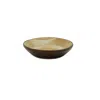 Anatoliacraft Brown Hic Ceramics Mocca Sand Xxs Round Plate  — Handcrafted Stoneware Tasting Plate In Brown