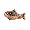 Anatoliacraft Brown / Rose Gold Solid Copper Fish Cake Mold & Wall Art