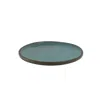 Anatoliacraft Green Hic Ceramics Xs Olive Forest Round Plate — Handcrafted Stoneware Dessert Saucer In Green