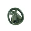 Anatoliacraft Hand-blown Glass Emerald Green Knot Decor – Unique Artisan Ornament In Green