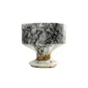 Anatoliacraft Handcrafted Black Marble Chalice - Handmade Premium Natural Stone Decor In Black