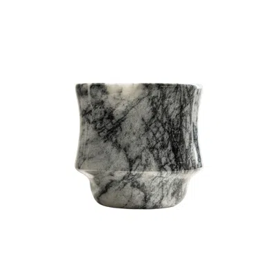 Anatoliacraft Handcrafted Black Marble Tumbler - Premium Natural Stone Drinking Glass