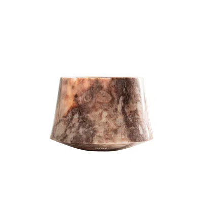 Anatoliacraft Handcrafted Red Marble Tumbler, Gift Box In Multi