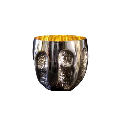 Anatoliacraft Handmade Chased Copper Mug Tumbler Rz - One Of A Kind Collection By Modeditions In Brown