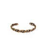 Anatoliacraft Men's Neutrals Luxe Copper Braided Cuff Bracelet – Handcrafted Artisanal Design