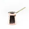 Anatoliacraft Neutrals Hammered Copper Coffee Pot With Brass Handle & Hevay Duty