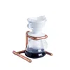 Anatoliacraft Neutrals Handcrafted Copper Coffee Drip Stand - Solid Copper Pour Over Dripper Station