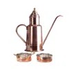 Anatoliacraft Neutrals Handcrafted Copper Olive Oil Dispenser & Dipping Set - Solid Copper Oil Cruet