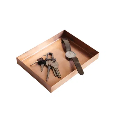 Anatoliacraft Neutrals Handcrafted Copper Valet Tray – A Thoughtful Valentine's Day Gift For Elegant Organization