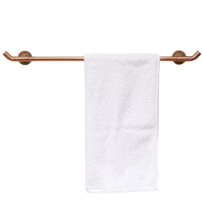 Anatoliacraft Neutrals Handcrafted Copper Wall Rack In Brown