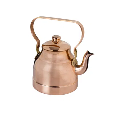 Anatoliacraft Neutrals Handcrafted Solid Copper Kettle – Traditional Design