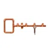 Anatoliacraft Neutrals Handcrafted Solid Copper Key And Towel Hook - Elegant Dual-purpose Copper Accessory In Multi