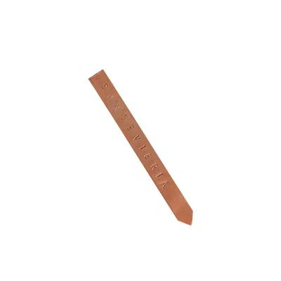 Anatoliacraft Neutrals Sansevieria Handmade Solid Copper Plant Tag