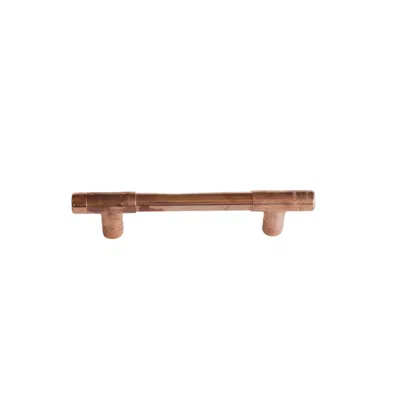 Anatoliacraft Neutrals Solid Copper Wardrobe Handles - Copper Home Accessory In Brown