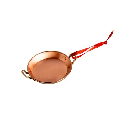 Anatoliacraft Rose Gold / Brown Handmade Pure Copper Miniature Serving Pan With Dual Handles – Dollhouse & Festive