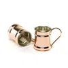 Anatoliacraft Rose Gold Handcrafted Copper Beer Tankards – Set Of Two, Copper Glasses Collection