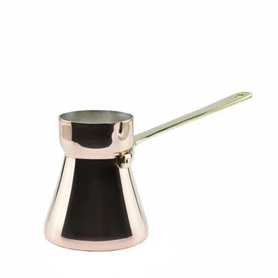 Anatoliacraft Rose Gold Handmade Copper Coffee Pot Heavy Duty  - Turkish Coffee Maker