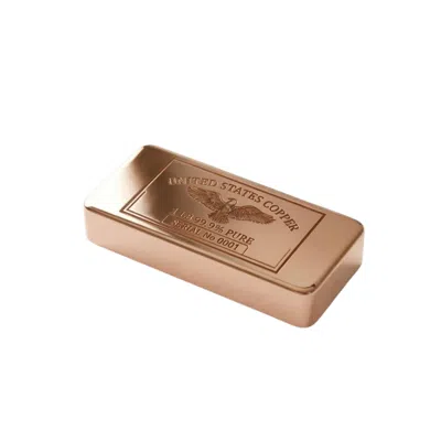Anatoliacraft Rose Gold One Kg Polished Copper Ingot – American Eagle Design