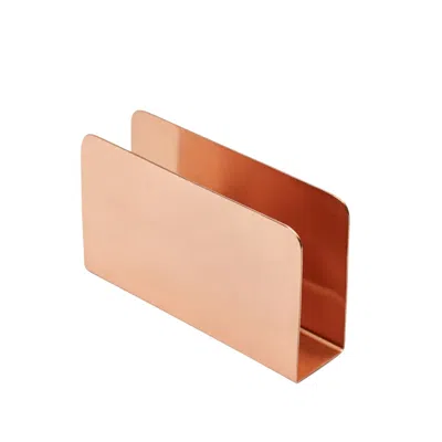 Anatoliacraft Rose Gold Solid Copper Napkin Holder