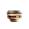 Anatoliacraft Rose Gold Wavy Pure Copper Tumbler · Handmade  Solid Copper Glass In Gold