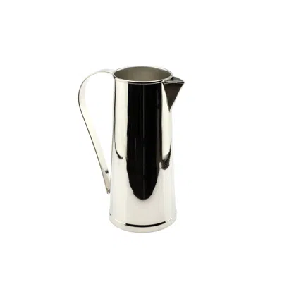 Anatoliacraft Silver Handcrafted Chrome-plated Pure Copper Pitcher