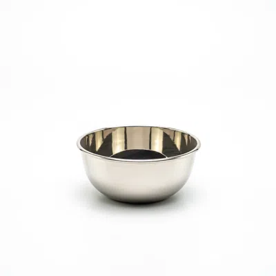 Anatoliacraft Silver Solid Copper Snack Bowl, Color Chrome