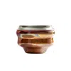 Anatoliacraft Wavy Rainbow Patina Solid Copper Glasss In Brown