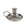Anatoliacraft White Vintage-style Copper Candle Holder With Silver Handle