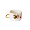 Anatoliacraft You Are My Lucky Charm Valentine's Day Mug – Handmade Gold Plated Ceramic Cup
