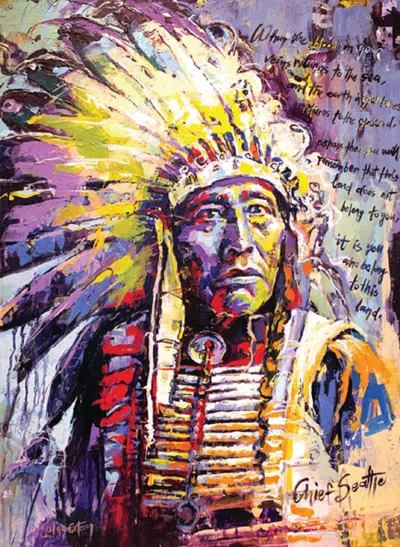 Anatolian Chief Seattle 1000 Piece Jigsaw Puzzle For Adults In Multi