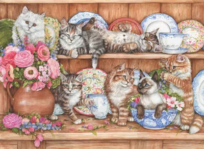 Anatolian Kittens 1000 Piece Jigsaw Puzzle For Adults In Multi