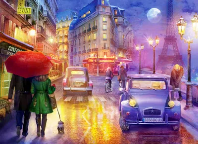 Anatolian Paris At Night 1000 Piece Jigsaw Puzzle For Adults In Multi
