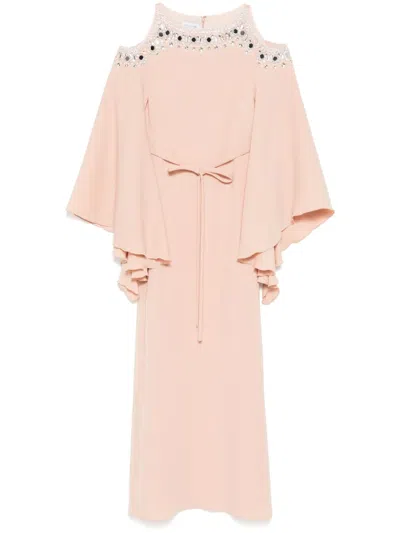 Anatomi Idiony Cold-shoulder Dress In Nude