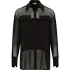 Anatomie Abriana Oversized Mixed Media Top In Black