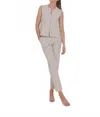 Anatomie Adley Vest In Champagne In White