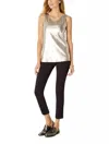 Anatomie Amaya Knit Tank Top In Metallic