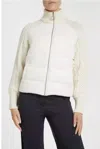 Anatomie Kit Puffer Jacket In Ivory In Multi