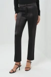 Anatomie Arden Satin Straight Leg Pant In Black