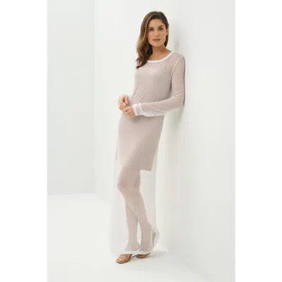 Anatomie Ava Open Knit Maxi Dress