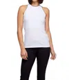 Anatomie Cami Luxury Halter Tank Top In White In White