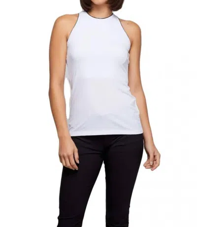 Anatomie Cami Luxury Halter Tank Top In White